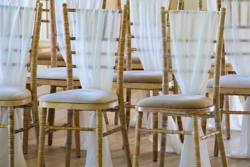 cost of renting chairs and tables for wedding